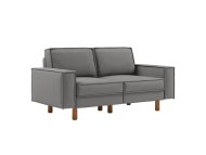 ATELIER DEL SOFA 2-Seat Sofa Sparrow 2 Obsidian Walnut