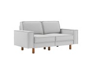 ATELIER DEL SOFA 2-Seat Sofa Sparrow 2 Pebble Walnut