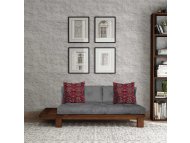 ATELIER DEL SOFA Ležaljka - sofa orah - siva CPT8322 200