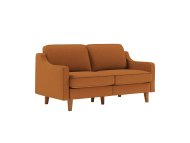 ATELIER DEL SOFA 2-Seat Sofa Robin 2 Caramel Walnut