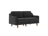 ATELIER DEL SOFA 2-Seat Sofa Robin 2 Night Grey Walnut