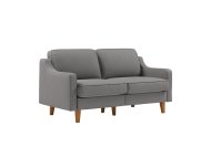 ATELIER DEL SOFA 2-Seat Sofa Robin 2 Obsidian Walnut