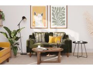 ATELIER DEL SOFA 2-Seat Sofa Robin 2 Oil Green Walnut