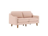 ATELIER DEL SOFA 2-Seat Sofa Robin 2 Salmon Walnut