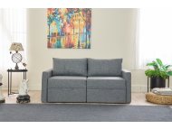 ATELIER DEL SOFA Sofa za 2 sedišta Saros Grey