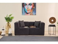 ATELIER DEL SOFA 2-Seat Sofa Raks Anthracite