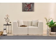 ATELIER DEL SOFA 2-Seat Sofa Raks Cream