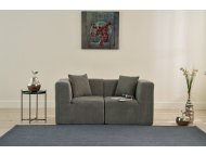 ATELIER DEL SOFA 2-Seat Sofa Raks Grey