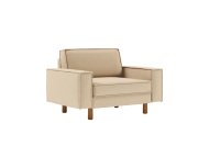 ATELIER DEL SOFA 1-Seat Sofa - fotelja Sparrow Loveseat Sand Walnut