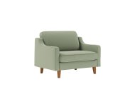 ATELIER DEL SOFA 1-Seat Sofa - fotelja Robin Loveseat Sea Green Walnut