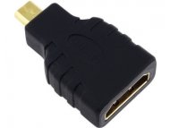 FAST ASIA Adapter Micro HDMI (M) - HDMI (F) crni