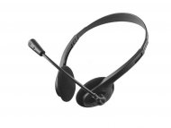 TRUST Primo Chat Headset crni