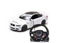 RASTAR RC BMW M3 sa volanom 1:14 - crn, bel