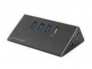 LC POWER HUB LC-HUB-ALU-2B-4 USB3.0 Aluminium