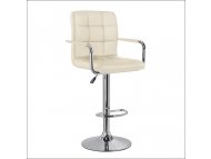 ANJI FURNITURE Barska stolica 5012 F - bež