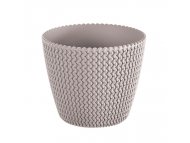 PROSPERPLAST DSP130-7529U Saksija Splofy 13x11cm moka
