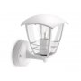 PHILIPS Creek spoljašnja zidna svetiljka bela - na gore 1x60W 15380/31/16 - slika 1