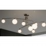 VESTA 377 LUSTER 9*G9 CRNA - slika 1