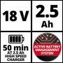 EINHELL Starter kit Power X-Change 18V 2,5 Ah - slika 4