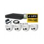 DAHUA SET 4 KAMERE AUDIO!!! 4 mpx + DVR FULL HD 2TB - slika 1