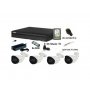 DAHUA 14 SET 4 kamere Ful hd 2tb hdd napajanje 12v/5a svi konektori - slika 1