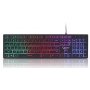 GEMBIRD KB-UML-01 Rainbow multimedijalna tastatura sa pozadinskim osvetljenjem - slika 1