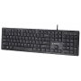 GEMBIRD KB-MCH-03 Multimedia chocolate, keyboard, USB, US layout, Slim black - slika 2