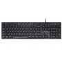 GEMBIRD KB-MCH-03 Multimedia chocolate, keyboard, USB, US layout, Slim black - slika 1