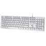 GEMBIRD KB-MCH-03-W Multimedia chocolate, keyboard, USB, US layout, Slim white - slika 3