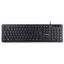 GEMBIRD KB-MCH-04 Multimedijalna tastatura, chocolate, USB, US layout, Slim black - slika 1