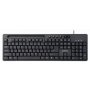 GEMBIRD KB-UM-108 Multimedijalna tastatura US layout black USB sa držačem za telefon - slika 1