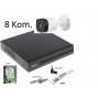 DAHUA 08 SET 8 KAMERE Full HD, 1.5tb, 100m rg59 12v 15a - slika 1