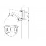 DAHUA Nosac PFA150 stubni nosac za PTZ kamere - slika 3