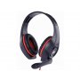 GEMBIRD GHS-05-R  Stereo gejmerske slusalice sa mikrofonom+volume kontrolom 3.5mm RED - slika 1