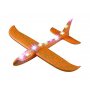 COMIC ONLINE GAMES Igračka avion 48cm - Narandžasti sa osvetljenjem - slika 1