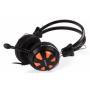 A4 TECH A4-HS-28-3 Gejmerske slušalice sa mikrofonom, 40mm/32ohm, black/orange, 2x3.5mm - slika 1