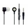 GEMBIRD MHS-EP-001 Metal MP3 slušalice sa mikrofonom black (1x3,5mm) - slika 1
