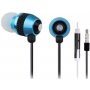 GEMBIRD MHS-EP-002 Metal MP3 slušalice sa mikrofonom , BLUE (1x3,5mm) - slika 1