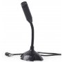 GEMBIRD MIC-D-02 Desktop mikrofon, savitljivo telo, black, 3.5mm - slika 1
