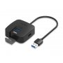 Vention USB HUB, 1xUSB 3.0, 3xUSB 2.0, 0,15M - Crni - slika 1