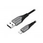 Vention Lightning kabl 1M - Sivi (LABHF) - slika 1