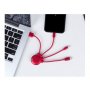 XOOPAR OCTOPUS 2 - All-in-one adapter - Metallic Red (XP61040.15M) - slika 2