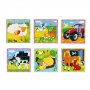 VIGA Drvene kocke puzzle-farma - slika 2