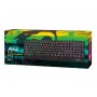 Xwave Tastatura gejmerska sa RGB pozadinskim osvetljenjem crna,USA slova - slika 1