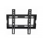 TOP MOUNT Nosač za TV/ 14''- 42''/FIKSNI/VESA do 200x200/težina do 25kg/2,5 cm od zida/crn - slika 1