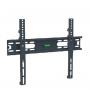 ALPHA Nosač za TV/ 32''- 55''/FIKSNI/VESA do 400x400/težina do 50kg/2.3 cm od zida/crn - slika 1