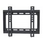 ALPHA Nosač za TV/ 17''- 42''/FIKSNI/VESA do 200x200/težina do 30kg/2cm od zida/crn - slika 1