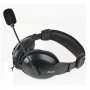 Xwave Slušalice stereo sa mikrofonom/3.5mm jack/1.8m kabl/kontrole na kablu/crne (HD-200) - slika 1