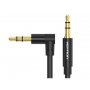 Vention Ugaoni 3,5 mm priključak za audio kabl, 2m, crni (BAKBF-T) - slika 1