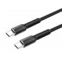 SIYOTEAM Naponski USB Type-C kabl, 1m, Crni (LC91) - slika 1